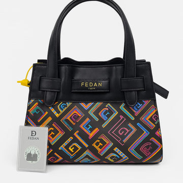 Fedan Noir Multicolor Designer Tote