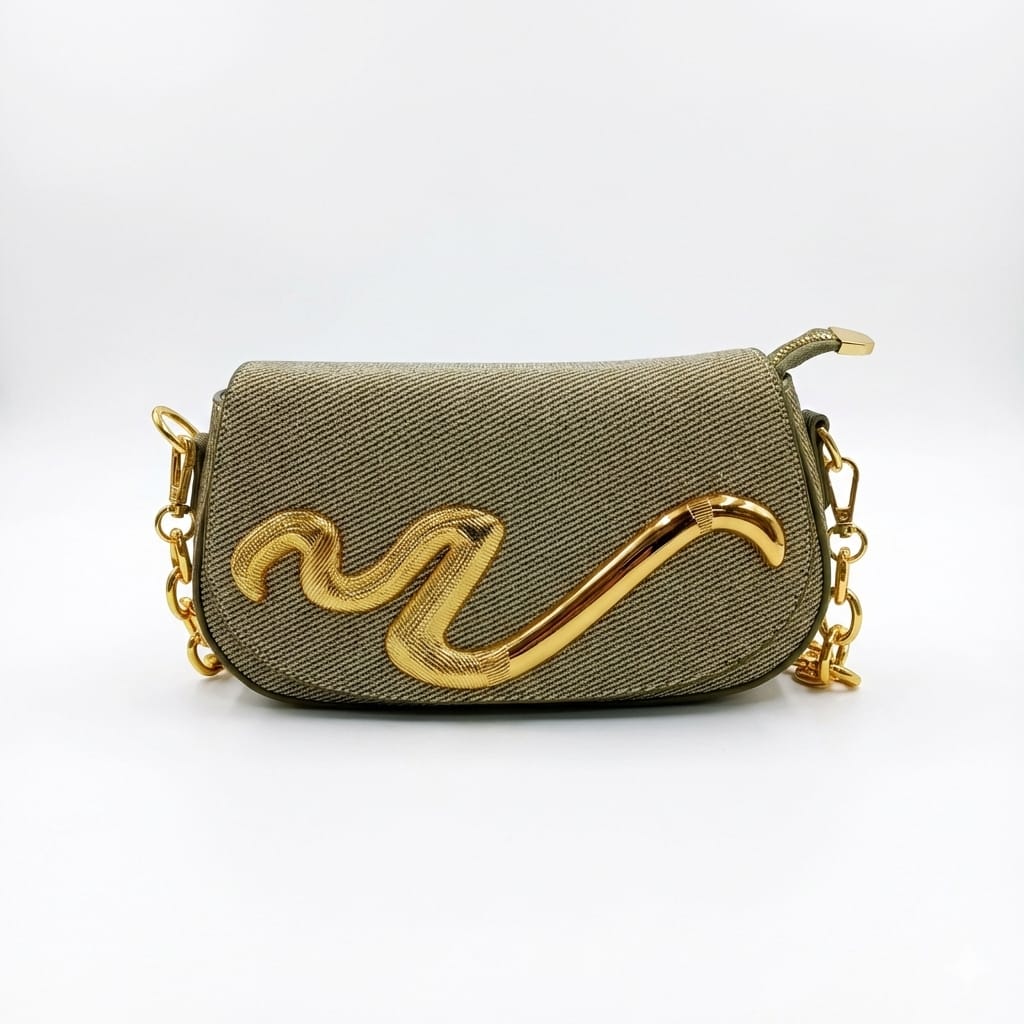 High-Quality Imported Ladies Handbag – Premium Leather with Long Belt