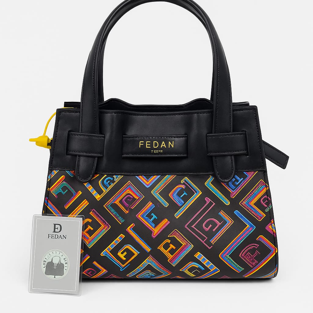 Fedan Noir Multicolor Designer Tote